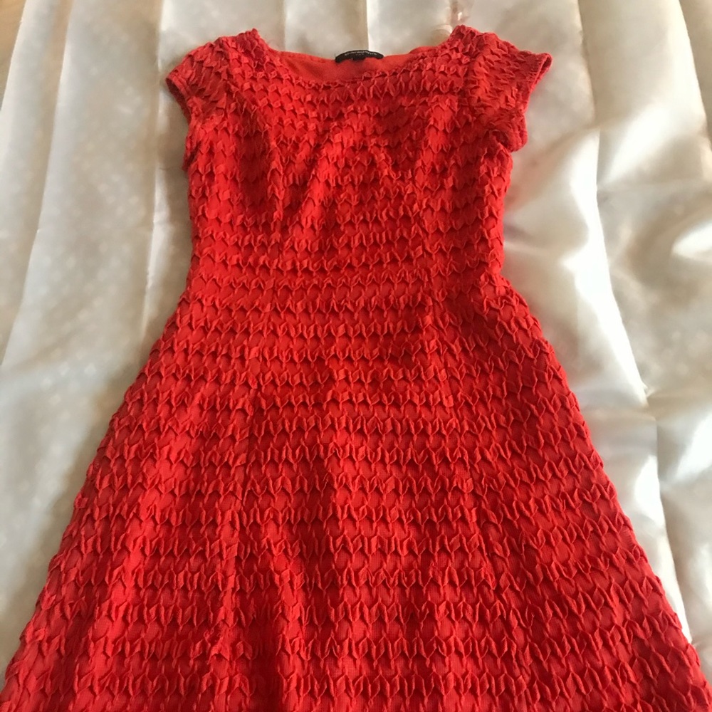 Coral, A-line dress